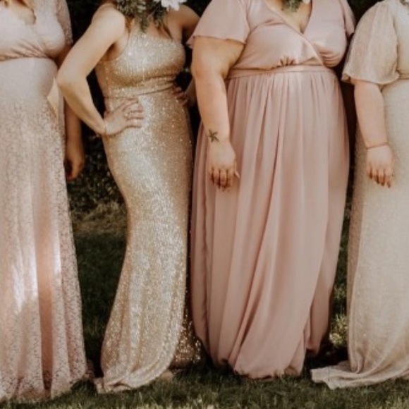 Hello Molly Dear Amelia Rose Gold Dress - Picture 8 of 12